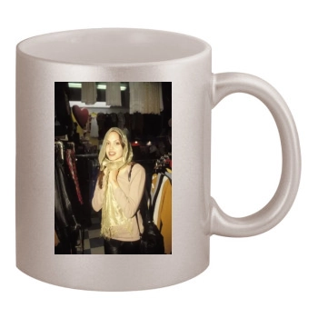 Angelina Jolie 11oz Metallic Silver Mug