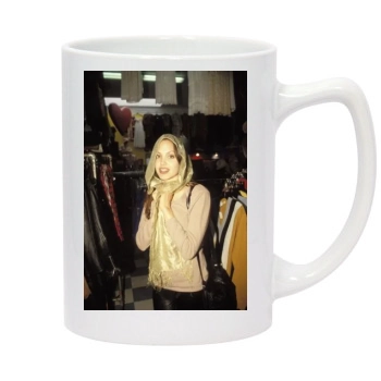 Angelina Jolie 14oz White Statesman Mug