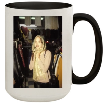 Angelina Jolie 15oz Colored Inner & Handle Mug