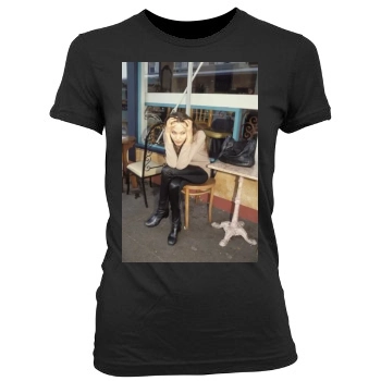 Angelina Jolie Women's Junior Cut Crewneck T-Shirt