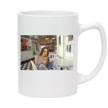 Angelina Jolie 14oz White Statesman Mug