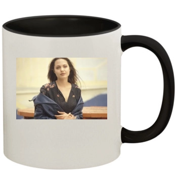 Angelina Jolie 11oz Colored Inner & Handle Mug