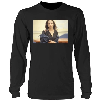 Angelina Jolie Men's Heavy Long Sleeve TShirt