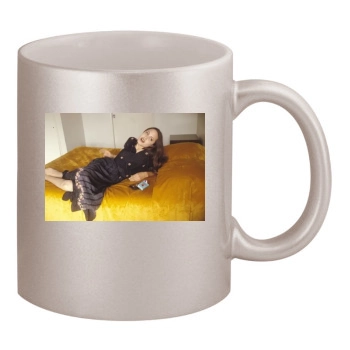 Angelina Jolie 11oz Metallic Silver Mug