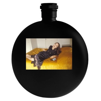 Angelina Jolie Round Flask