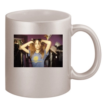 Angelina Jolie 11oz Metallic Silver Mug