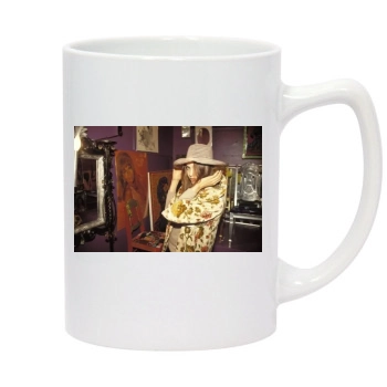 Angelina Jolie 14oz White Statesman Mug