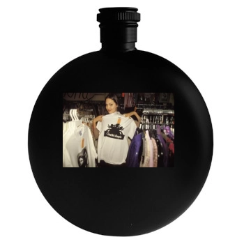 Angelina Jolie Round Flask