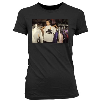 Angelina Jolie Women's Junior Cut Crewneck T-Shirt