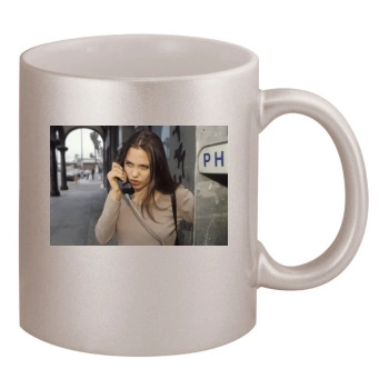 Angelina Jolie 11oz Metallic Silver Mug