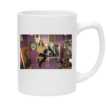 Angelina Jolie 14oz White Statesman Mug