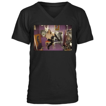 Angelina Jolie Men's V-Neck T-Shirt