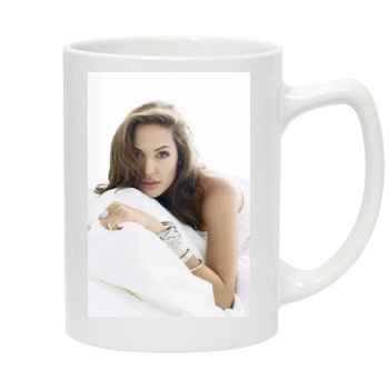 Angelina Jolie 14oz White Statesman Mug