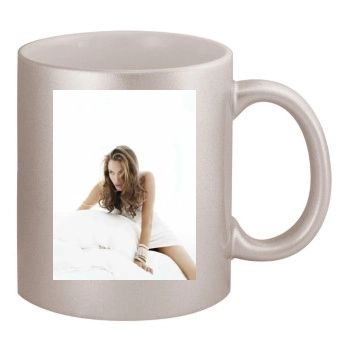 Angelina Jolie 11oz Metallic Silver Mug