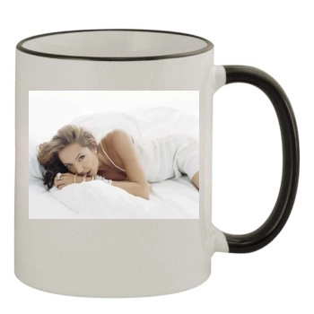 Angelina Jolie 11oz Colored Rim & Handle Mug