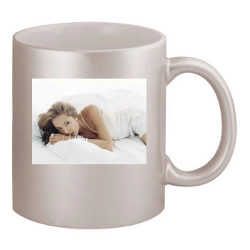 Angelina Jolie 11oz Metallic Silver Mug