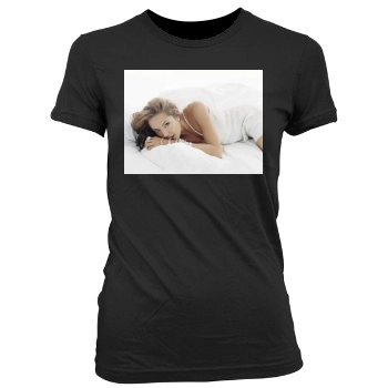 Angelina Jolie Women's Junior Cut Crewneck T-Shirt