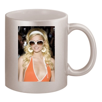 Paris Hilton 11oz Metallic Silver Mug