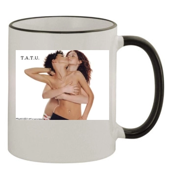 TATU 11oz Colored Rim & Handle Mug