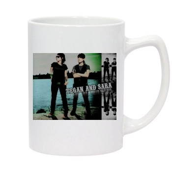 Tegan and Sara 14oz White Statesman Mug