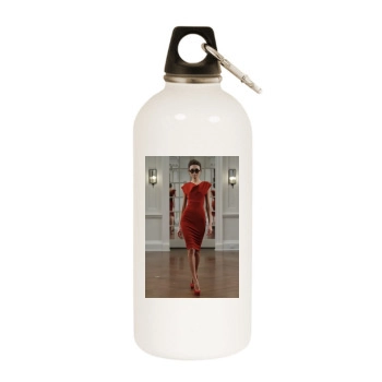 Victoria Beckham White Water Bottle With Carabiner