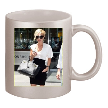 Victoria Beckham 11oz Metallic Silver Mug