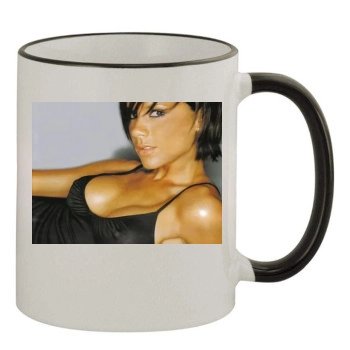 Victoria Beckham 11oz Colored Rim & Handle Mug