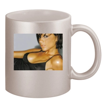 Victoria Beckham 11oz Metallic Silver Mug