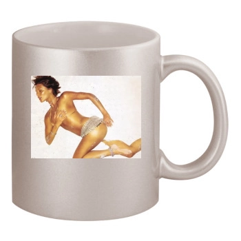 Victoria Beckham 11oz Metallic Silver Mug