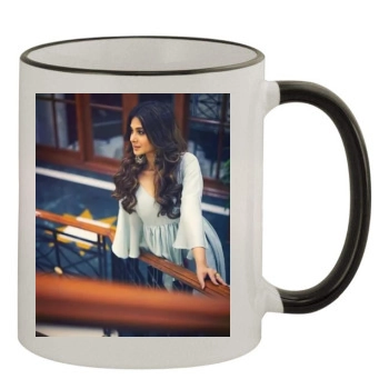 Jennifer Winget 11oz Colored Rim & Handle Mug