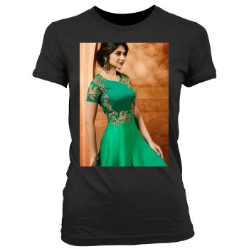 Jennifer Winget Women's Junior Cut Crewneck T-Shirt