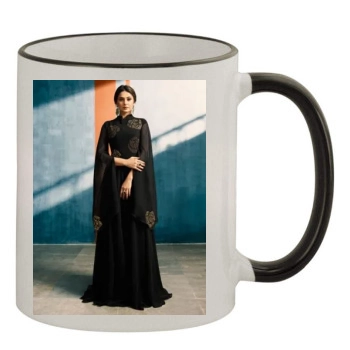 Jennifer Winget 11oz Colored Rim & Handle Mug