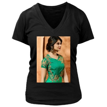 Jennifer Winget Women's Deep V-Neck TShirt