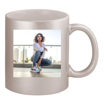 Jennifer Winget 11oz Metallic Silver Mug