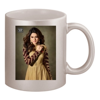 Jennifer Winget 11oz Metallic Silver Mug