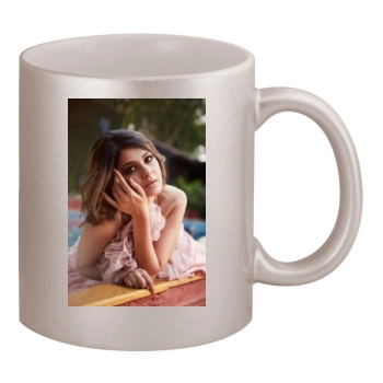 Jennifer Winget 11oz Metallic Silver Mug