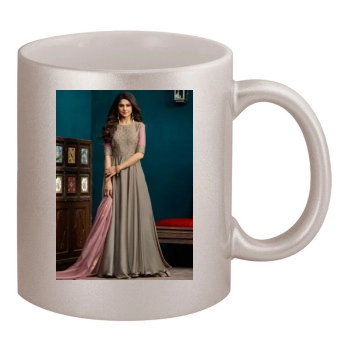 Jennifer Winget 11oz Metallic Silver Mug