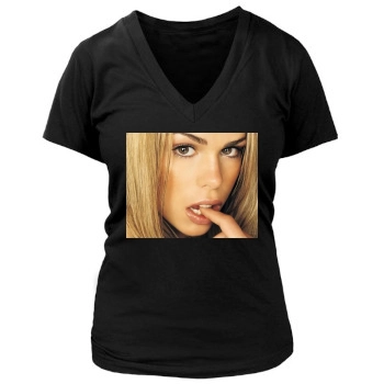 Billie Piper Women's Deep V-Neck TShirt