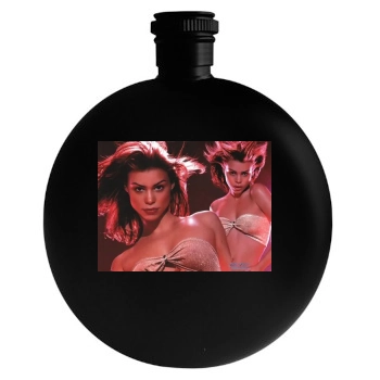 Billie Piper Round Flask