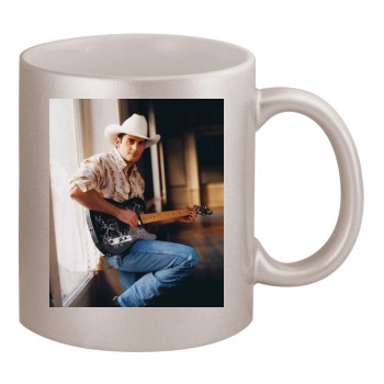 Brad Paisley 11oz Metallic Silver Mug