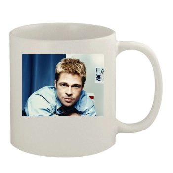 Brad Pitt 11oz White Mug