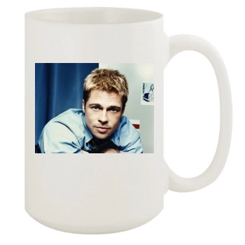 Brad Pitt 15oz White Mug