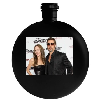 Brad Pitt Round Flask