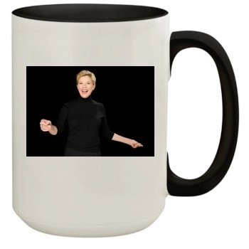 Annette Bening 15oz Colored Inner & Handle Mug