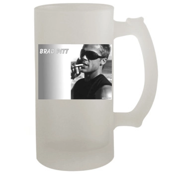 Brad Pitt 16oz Frosted Beer Stein