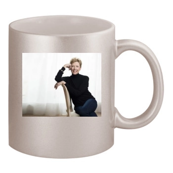 Annette Bening 11oz Metallic Silver Mug