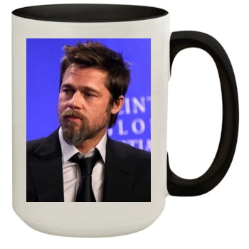 Brad Pitt 15oz Colored Inner & Handle Mug