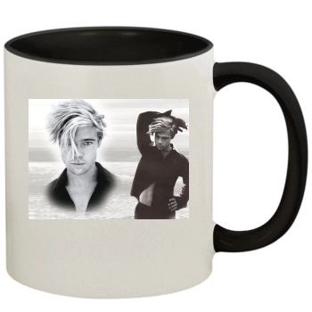 Brad Pitt 11oz Colored Inner & Handle Mug