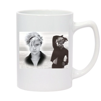 Brad Pitt 14oz White Statesman Mug