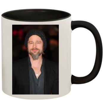 Brad Pitt 11oz Colored Inner & Handle Mug